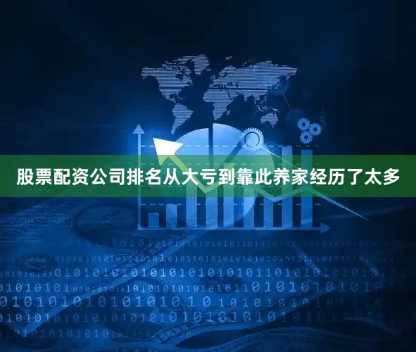 股票配资公司排名从大亏到靠此养家经历了太多